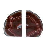 Agate Bookend Silver Electroplated Premium Quality